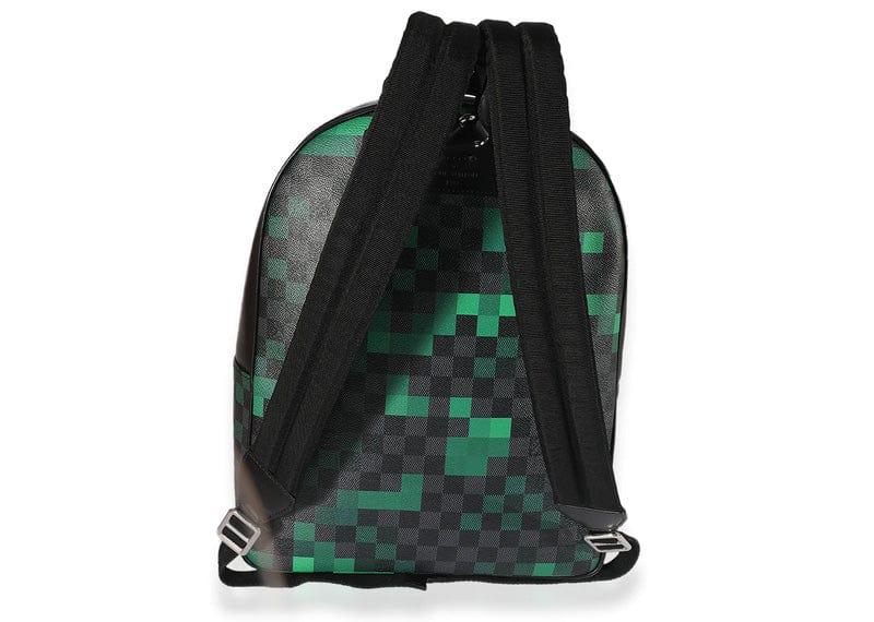 Louis Vuitton Josh Backpack Damier Graphite Pixel Green