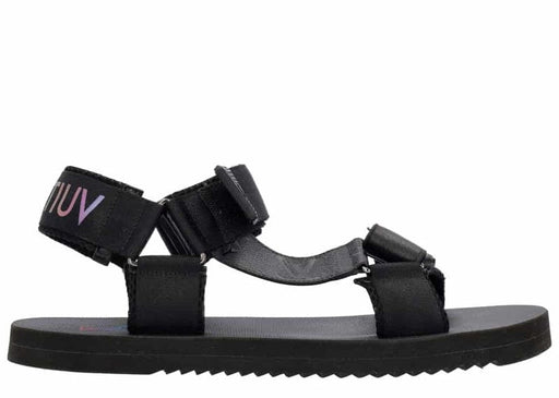 Louis Vuitton Leather/Fabric Panama Sandals Black