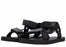 Louis Vuitton Leather/Fabric Panama Sandals Black