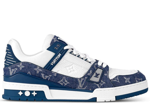 Louis Vuitton LV Trainer Monogram Denim White Blue