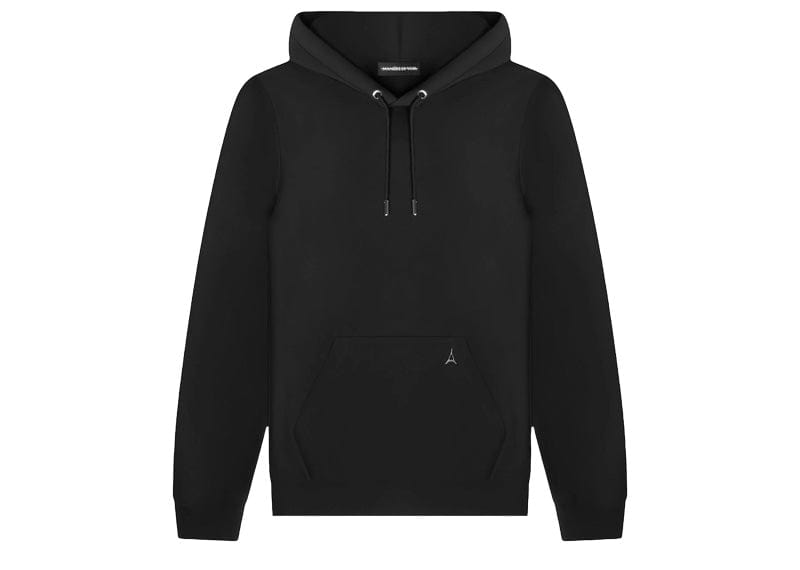 Maniere De Voir Éternel Neoprene Regular Fit Hoodie Black