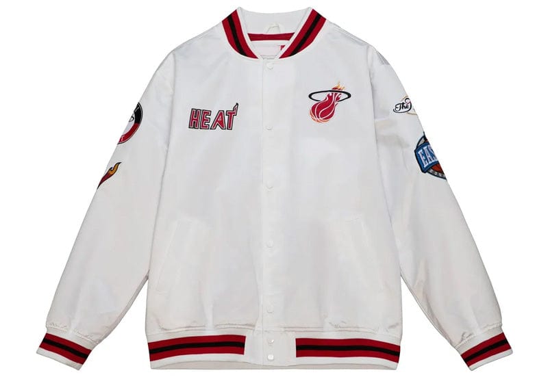 Mitchell & Ness Nba Miami Heat City Collection Hometown Lightweight Satin Jacket