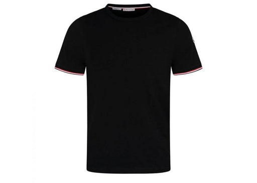 Moncler Basic Logo Tee Black