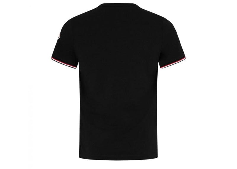 Moncler Basic Logo Tee Black