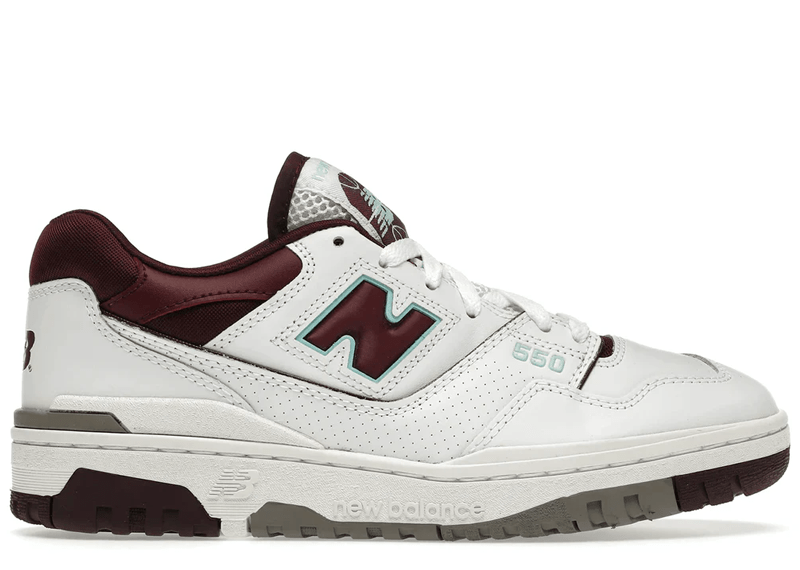 New Balance 550 Burgundy Cyan