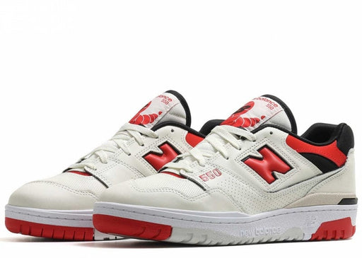 New Balance 550 Sea Salt True Red