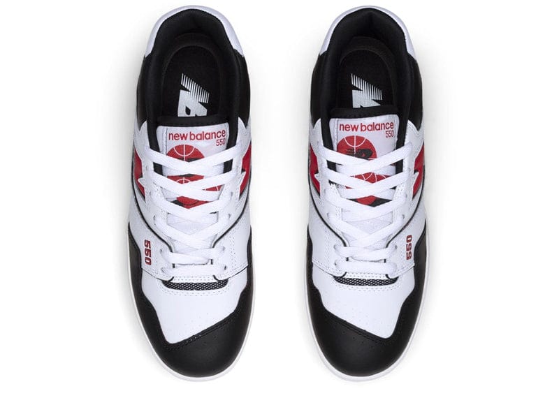 New Balance 550 White Red Black