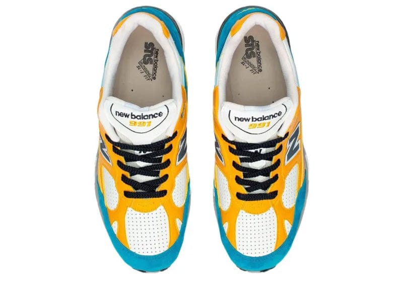 New Balance 991 MiUK SNS Blue Yellow