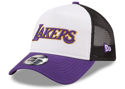 LA Lakers Team Colour Purple A-Frame Trucker Cap