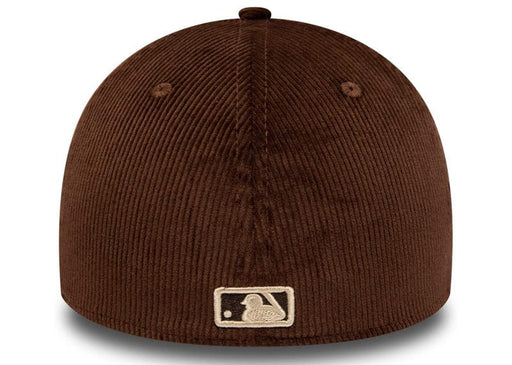 New Era 39Thirty Stretch Cap Corduroy New York Yankees Brown