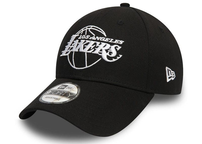 New Era LA Lakers 9Forty Cap Black/White