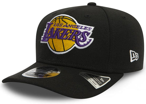 New Era LA Lakers Black 9FIFTY Stretch Snap Cap