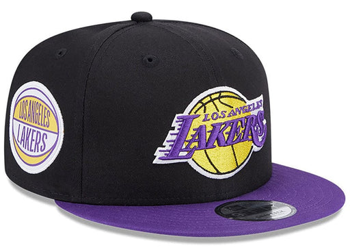 New Era LA Lakers Team Side Patch Black 9FIFTY Snapback Cap