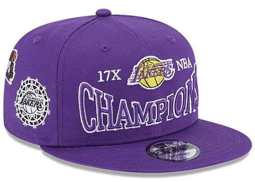 New Era Los Angeles Lakers Champions Patch 9FIFTY True Purple Snapback