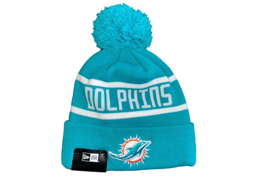 New Era Miami Dolphins Pom Beanie