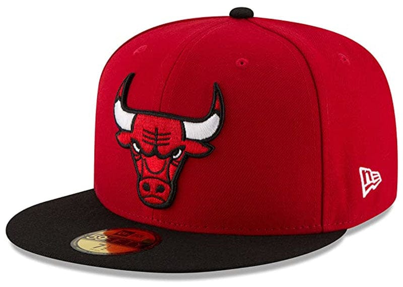 New Era NBA Chicago Bulls 59fifty 2tone Team Color Fitted Cap