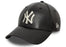 New Era New York Yankees Leather 9Forty SnapBack Black