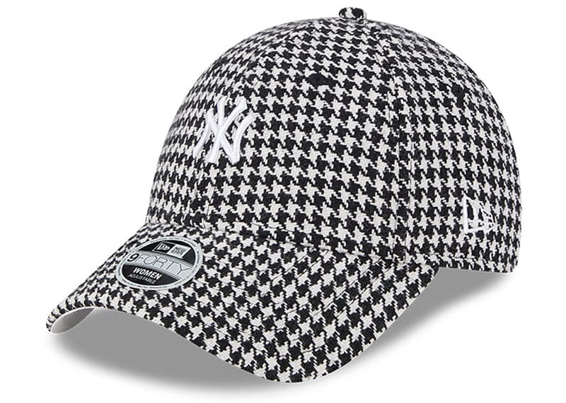 New York Yankees 9FORTY Womens Houndstooth Black Cap