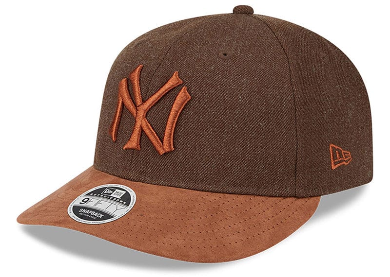 New York Yankees MLB Two Tone Brown Retro Crown 9FIFTY Strap-back Cap