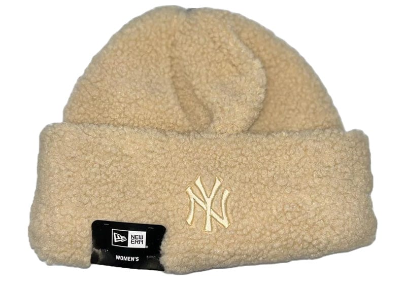 New York Yankees New Era Vanilla Wool Women's Cuff Beanie