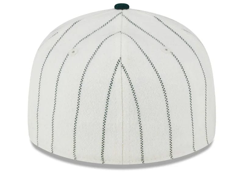 Oakland Athletics 59FIFTY Retro Crown MLB Stripe White/Green Cap 7 1/2