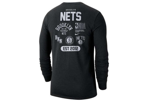 Brooklyn Nets Courtside Men's Nike NBA Long-Sleeve T-shirt