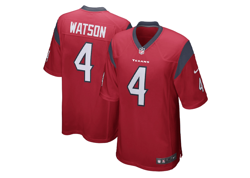 Deshaun Watson Red Houston Texans Jersey