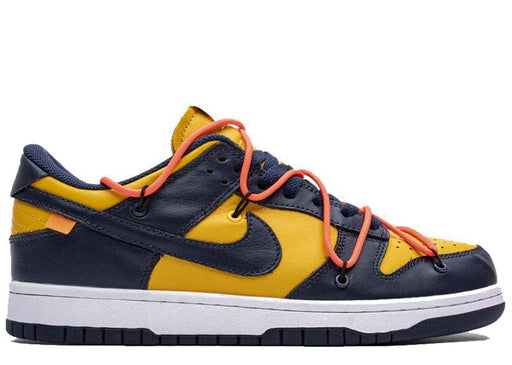 Dunk Low Off-White University Gold Midnight Navy