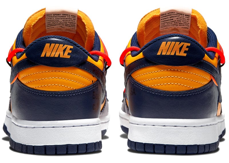 Dunk Low Off-White University Gold Midnight Navy