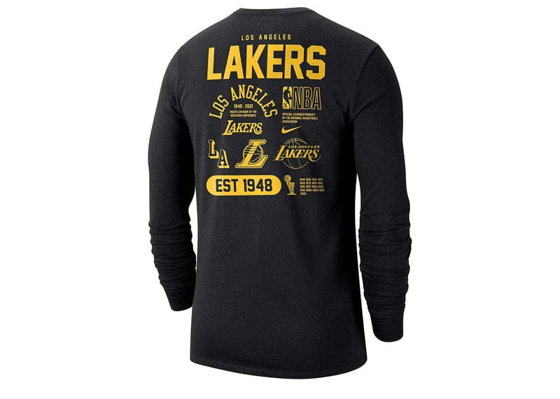 Los Angeles Lakers Courtside Men's Nike NBA Long-Sleeve T-Shirt