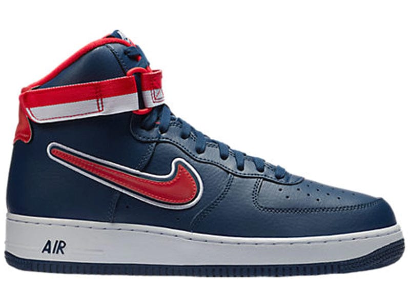 Nike Air Force 1 High Sport NBA Midnight Navy University Red