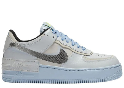 Nike Air Force 1 Low Shadow Pure Platinum Snakeskin Blue (Women's)