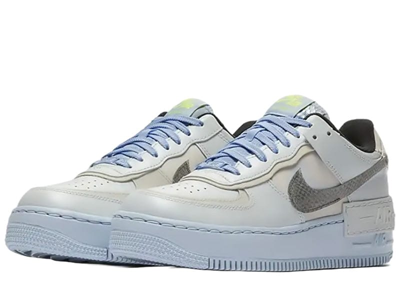 Nike Air Force 1 Low Shadow Pure Platinum Snakeskin Blue (Women's)