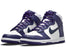 Nike Dunk High Electro Purple Midnight Navy (GS)