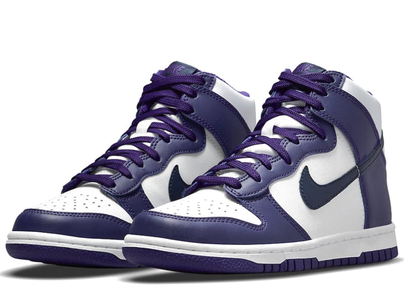 Nike Dunk High Electro Purple Midnight Navy (GS)