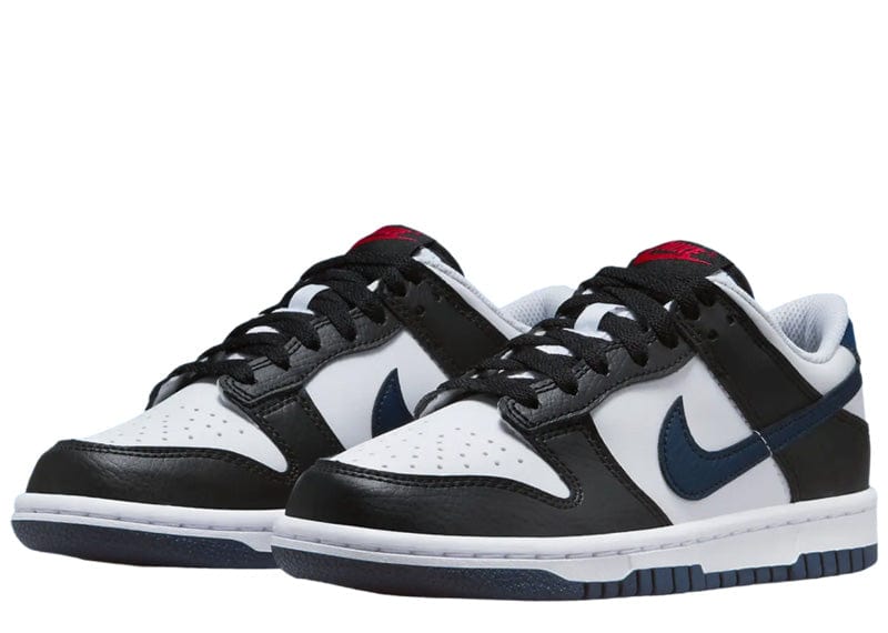 Nike Dunk Low Black White Midnight Navy (GS)