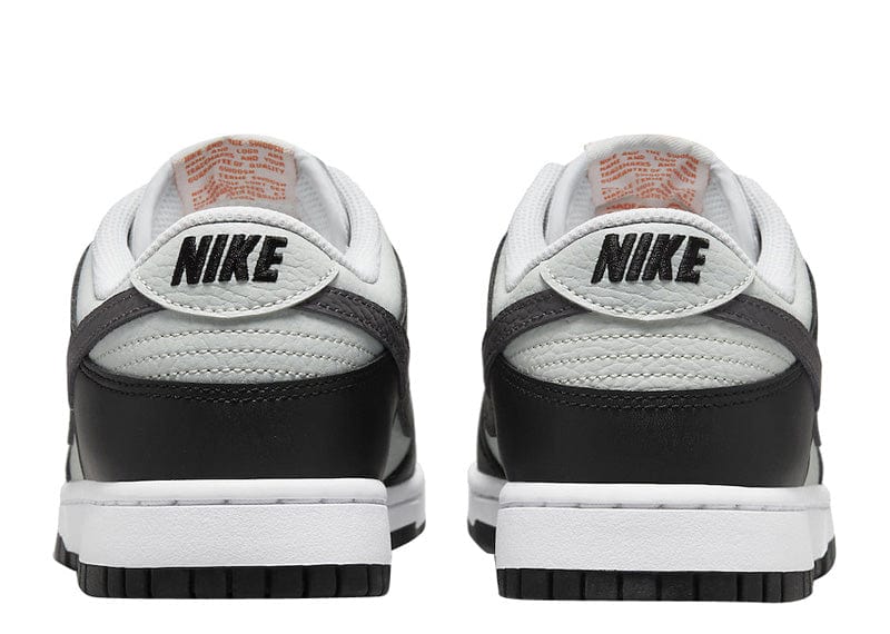 Nike Dunk Low Grey Black Orange Mini Swoosh