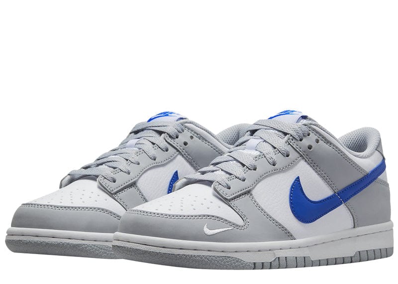 Nike Dunk Low Mini Swoosh Wolf Grey Game Royal (GS)