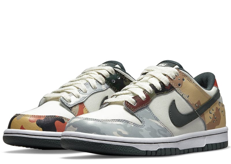 Nike Dunk Low ‘Sail Multi-Camo’ (GS)