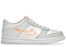 Nike Dunk Low SE 3D Swoosh Pure Platinum Total Orange (GS)