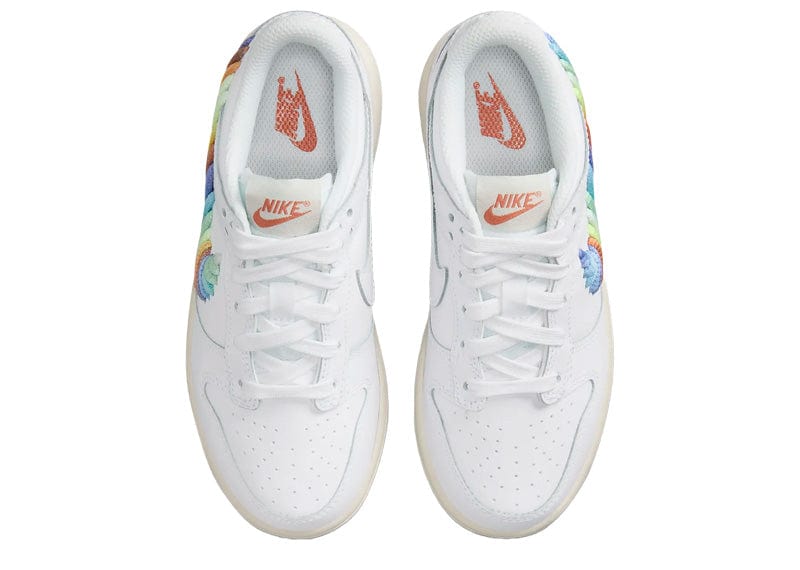 Nike Dunk Low SE Rainbow Lace Swoosh White (PS)