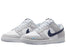 Nike Dunk Low White Grey Navy Aqua Mini Swoosh