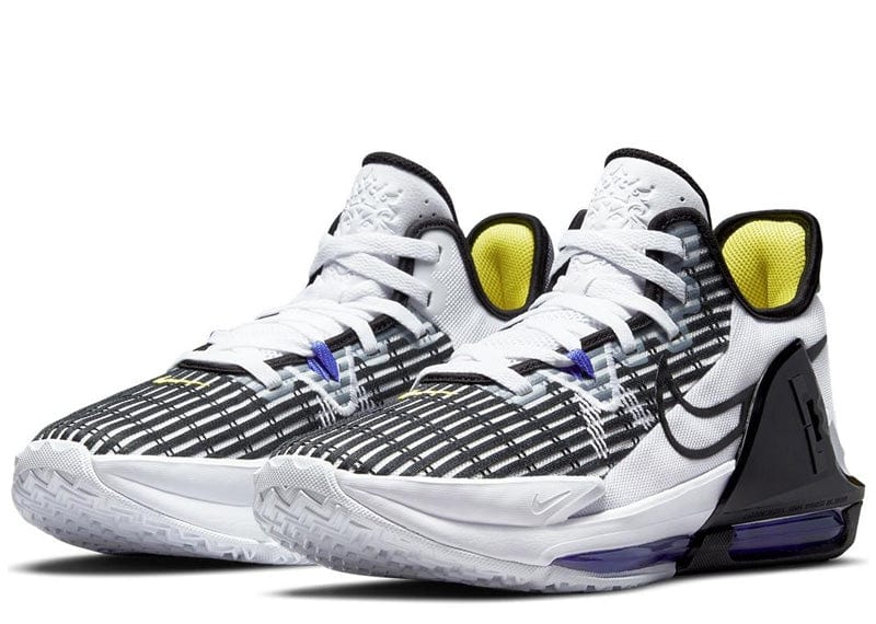 Nike LeBron Witness 6 White Persian Purple Shock Yellow