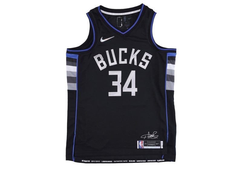 Nike NBA Milwaukee Bucks Giannis Antetokounmpo MVP Jersey Black