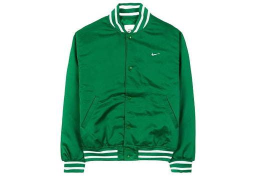 Nike NSW Dugout Satin Mens Jacket Green White