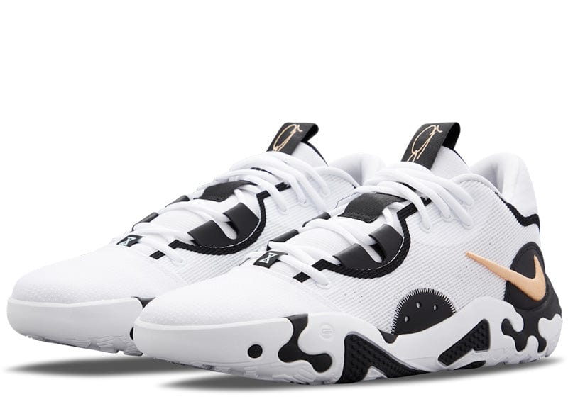 Nike PG 6 White Black Orange Chalk