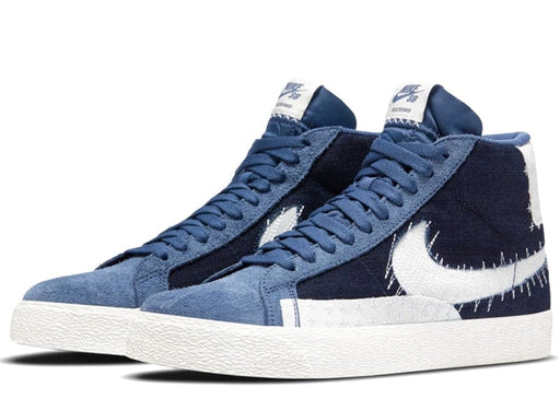 Nike SB Zoom Blazer Mid Sashiko Mystic Navy