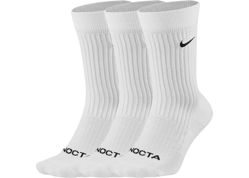 Nike x Drake NOCTA Pack of 3 Socks White