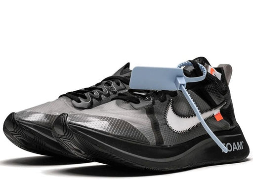 Off-White X Nike Zoom Fly Black Silver