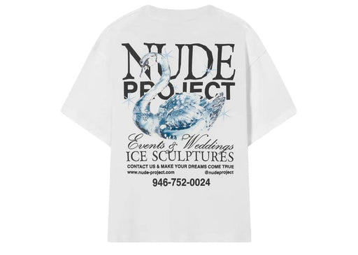 Nude Project Sculpture Tee White